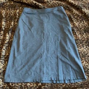 J. Jill grey midi-skirt